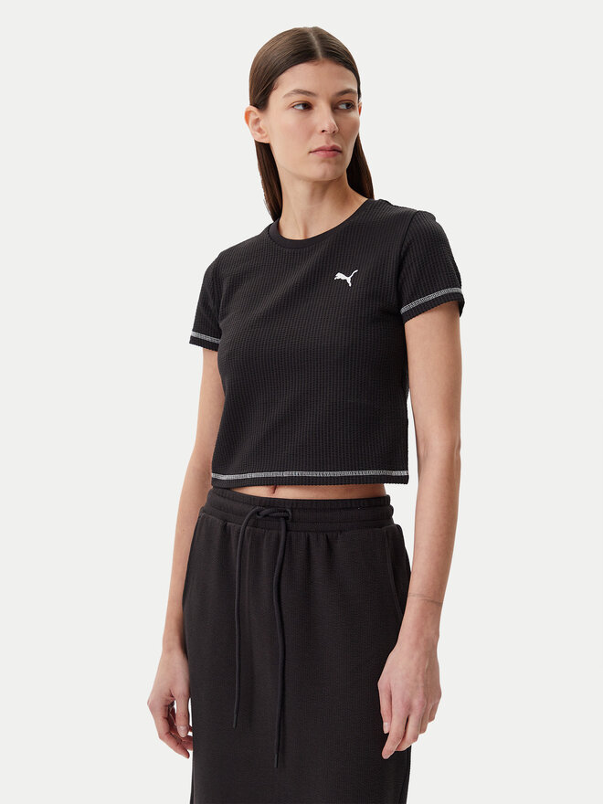 Puma Puma Marškinėliai Dare To 629806 Juoda Slim Fit