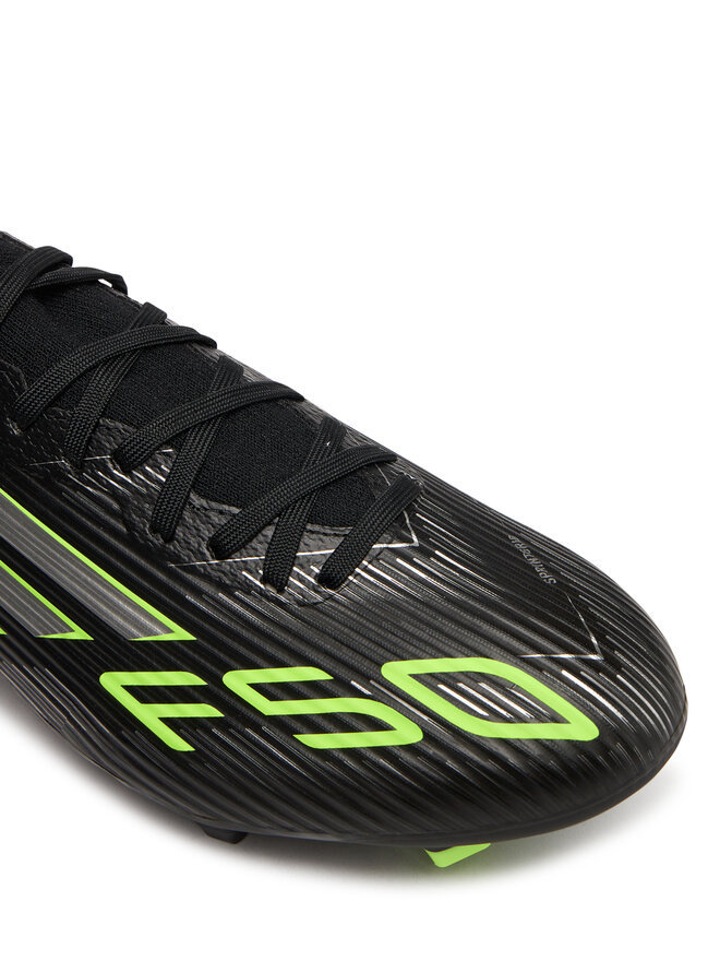adidas Buty do piłki nożnej adidas F50 League Mid Firm/Multi-Ground Boots JI0887 Czarny