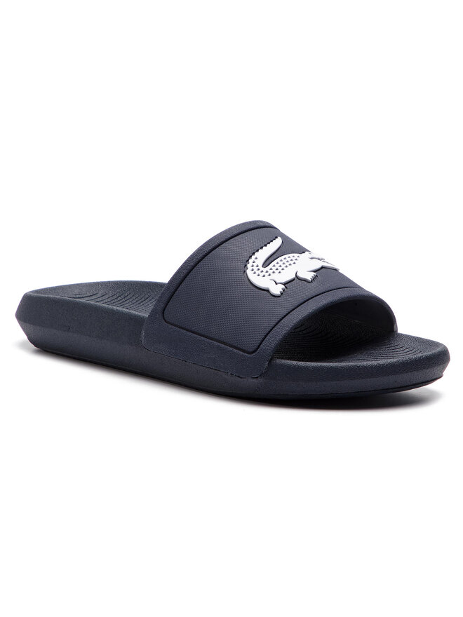 Mules sandales de bain Lacoste Croco Slide 119 3 Cfa 7 37CFA0005092 Bleu marine chaussures