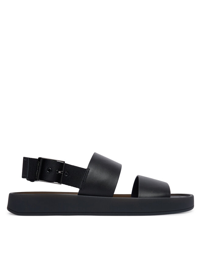 Calvin Klein Sandalen Calvin Klein Webbing Back Strap HM0HM02095 Schwarz