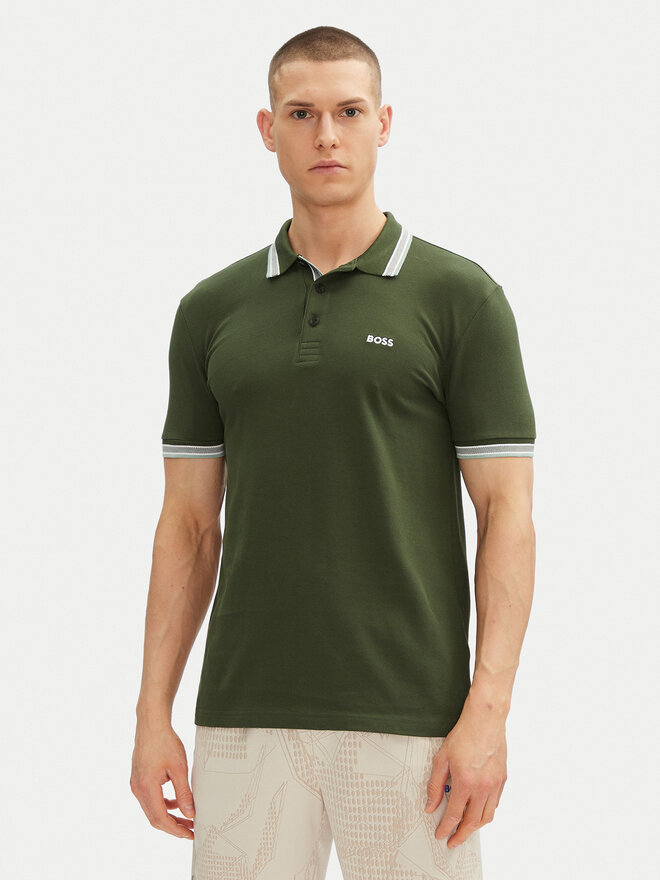 BOSS BOSS Poloshirt Paddy 50469055 Grün Regular Fit