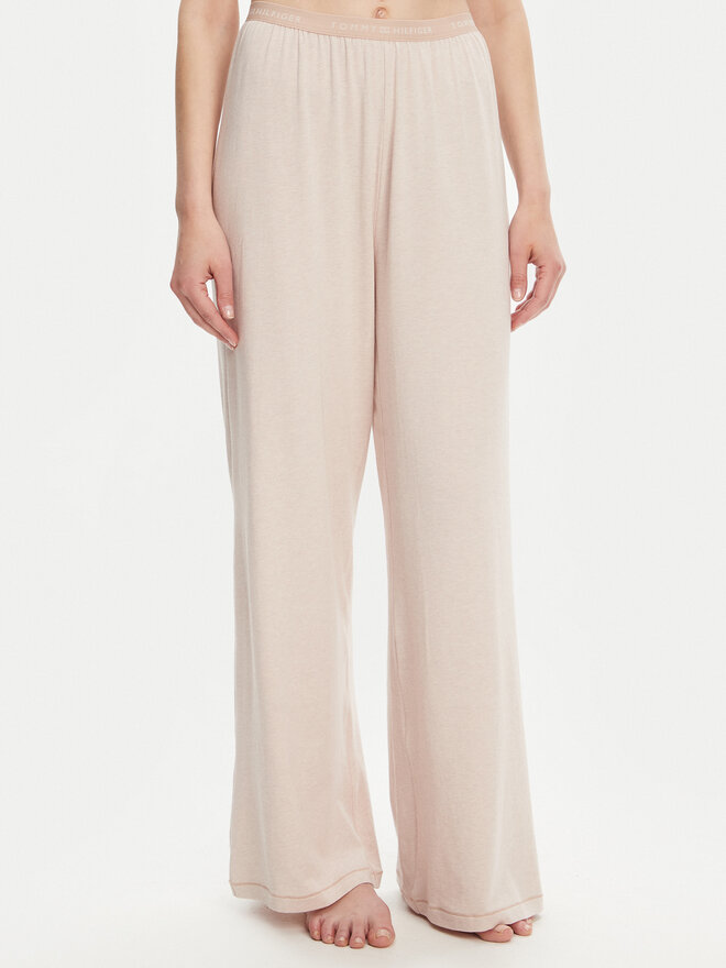 Tommy Hilfiger Tommy Hilfiger Pantalones de pijama UW0UW05776 Beis Relaxed Fit