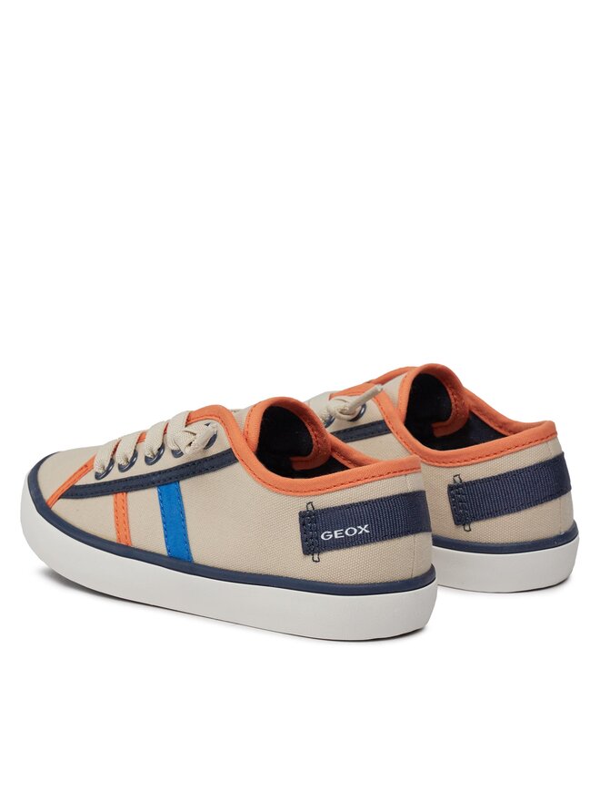 Geox Sneakersy Geox J Gisli Boy J455CA 00010 C0053 S Béžová