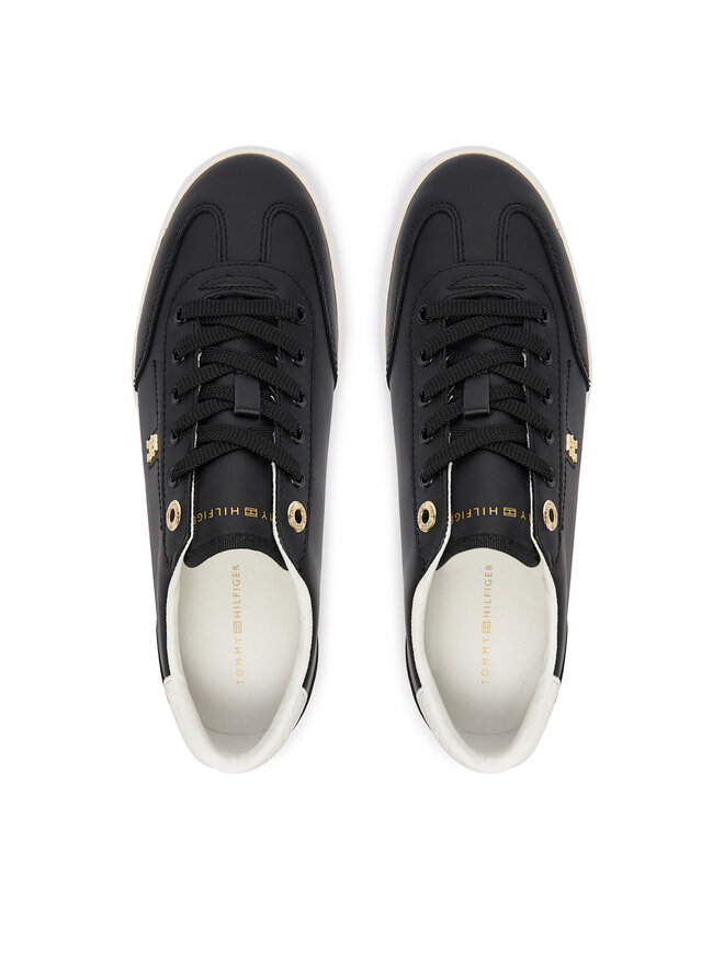 Tommy Hilfiger Sneakers Tommy Hilfiger Th Chic Low Profile Vulc FW0FW09104 Schwarz