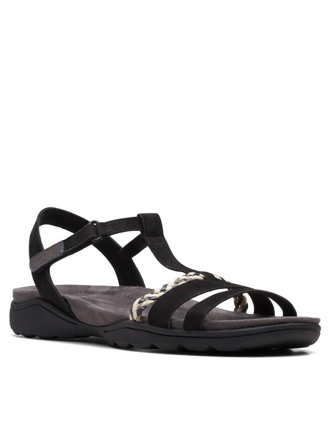 Clarks Sandály Clarks Amanda Tealite 26171125 Černá