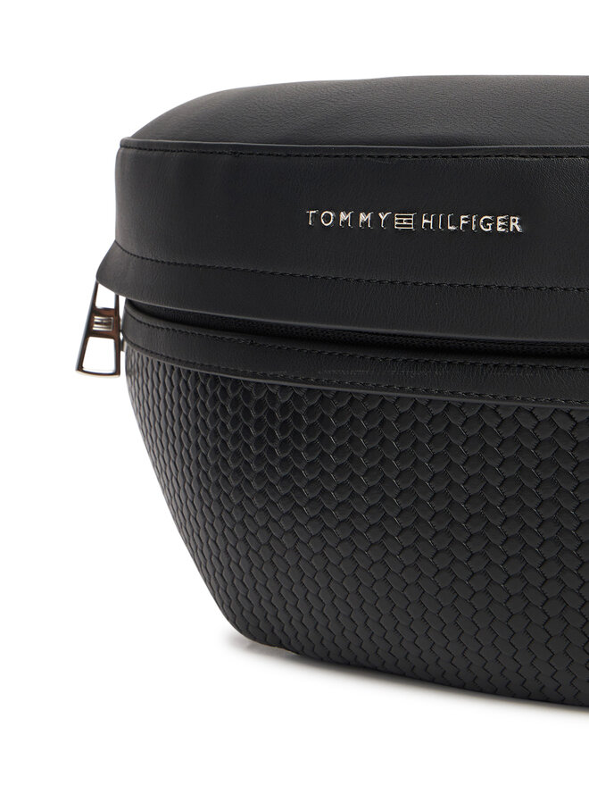 Tommy Hilfiger Τσαντάκι μέσης Tommy Hilfiger Th Woven Bum Bag AM0AM13634 Μαύρο