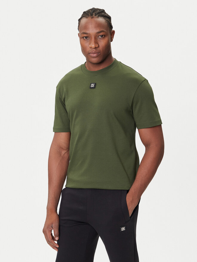 HUGO HUGO Camiseta Dalile 50505201 Verde Regular Fit