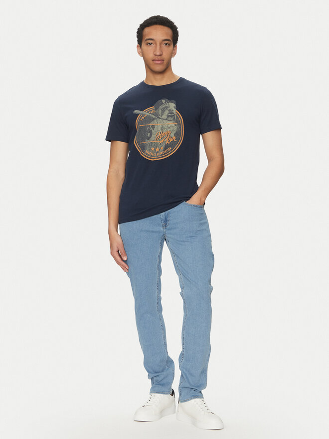 Blend Blend T-shirt 20717764 Tamnoplava Regular Fit
