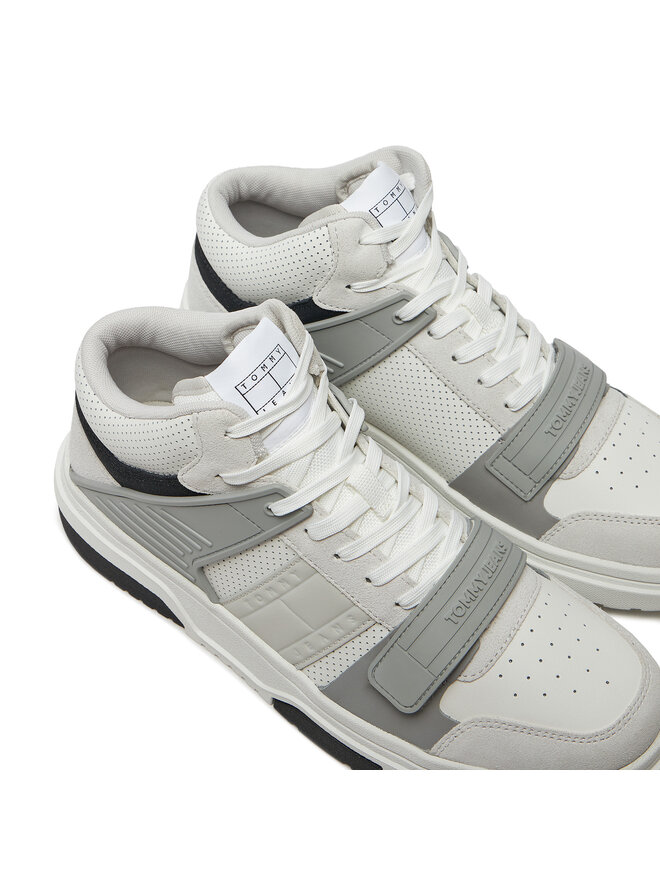 Tommy Jeans Sneakersy Tommy Jeans The Brooklyn Urban Mid EM0EM01415 Szary