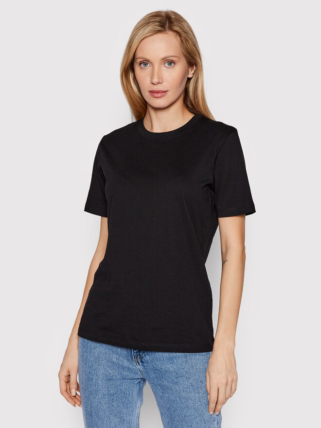 JJXX JJXX T-Shirt Anna 12200182 Schwarz Regular Fit