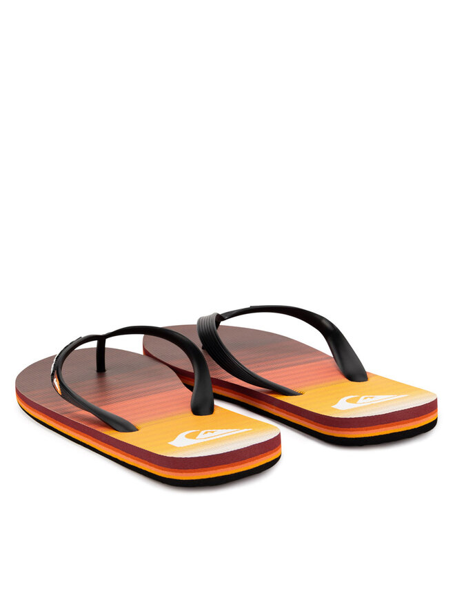 Quiksilver Zehentrenner Quiksilver MOLOKAI STRIPE AQYL101361 XNNK Schwarz