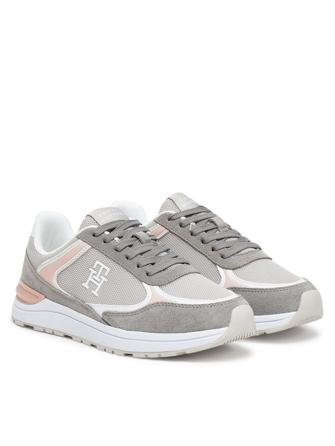Tommy Hilfiger Αθλητικά Tommy Hilfiger Casual Fashion Runner Mix FW0FW08324 Γκρι