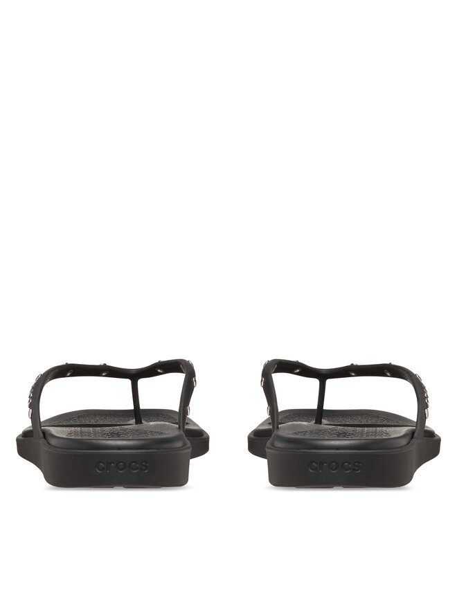 Crocs В'єтнамки Crocs Miami Studded Flip 211471 Чорний