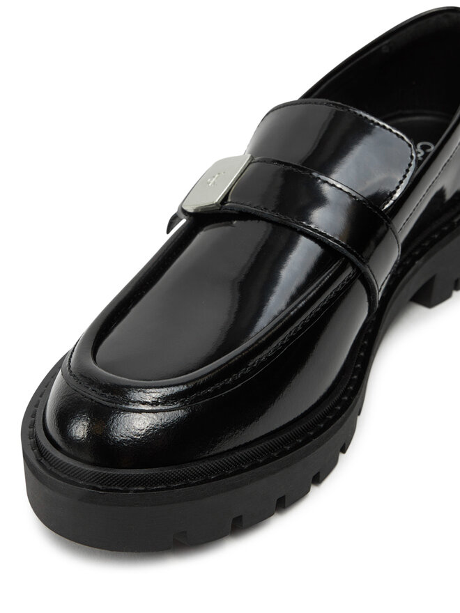 Calvin Klein Jeans Loafersy Calvin Klein Jeans Flatform Shoe Driver Hdw YW0YW01657 Czarny