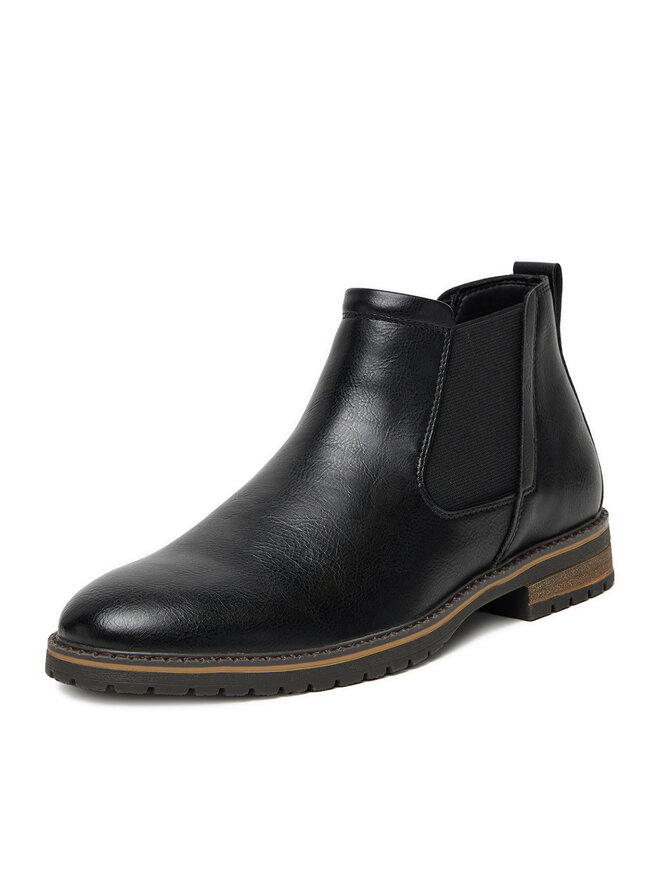 Lanetti Klassische Stiefeletten Lanetti CEO-1897 124AM Schwarz