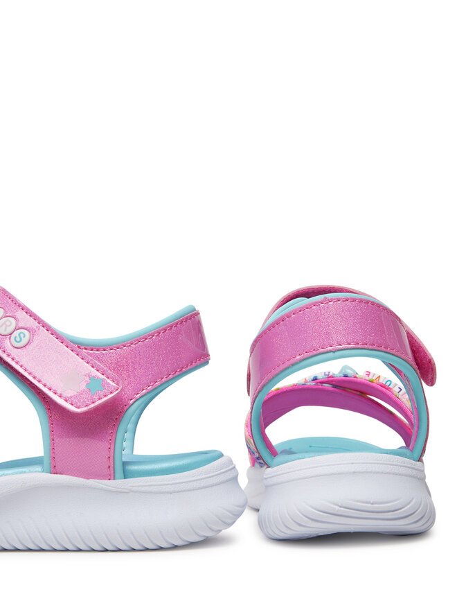 Skechers Sandály Skechers Jumpsters Sandal-Tie Dye Bffs 303045L/PKMT Růžová