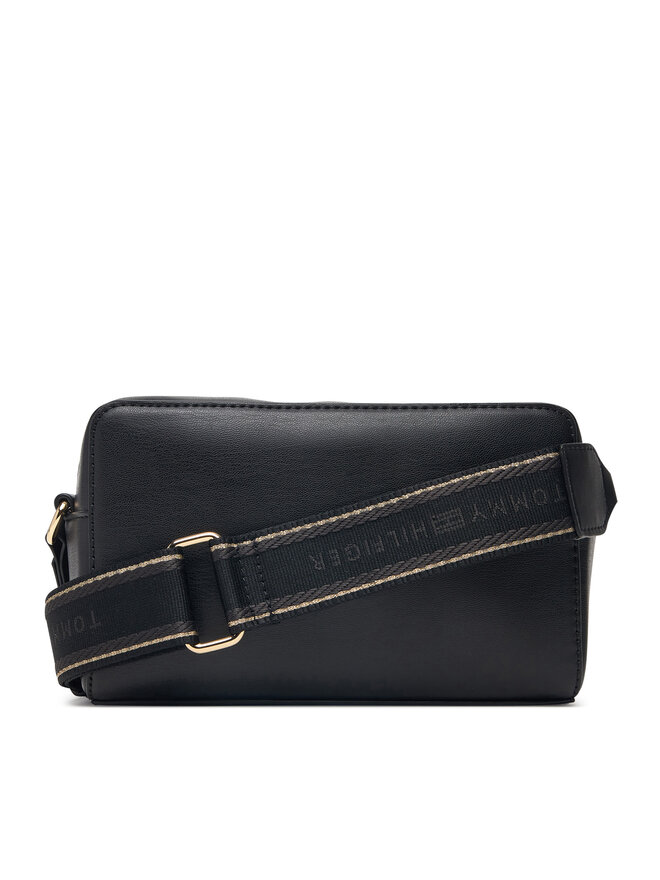 Tommy Hilfiger Handtasche Tommy Hilfiger Th Joy Camera Bag AW0AW19060 Schwarz