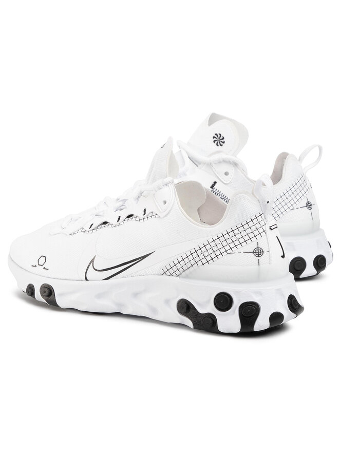 Nike react element 55 uomo bianche store