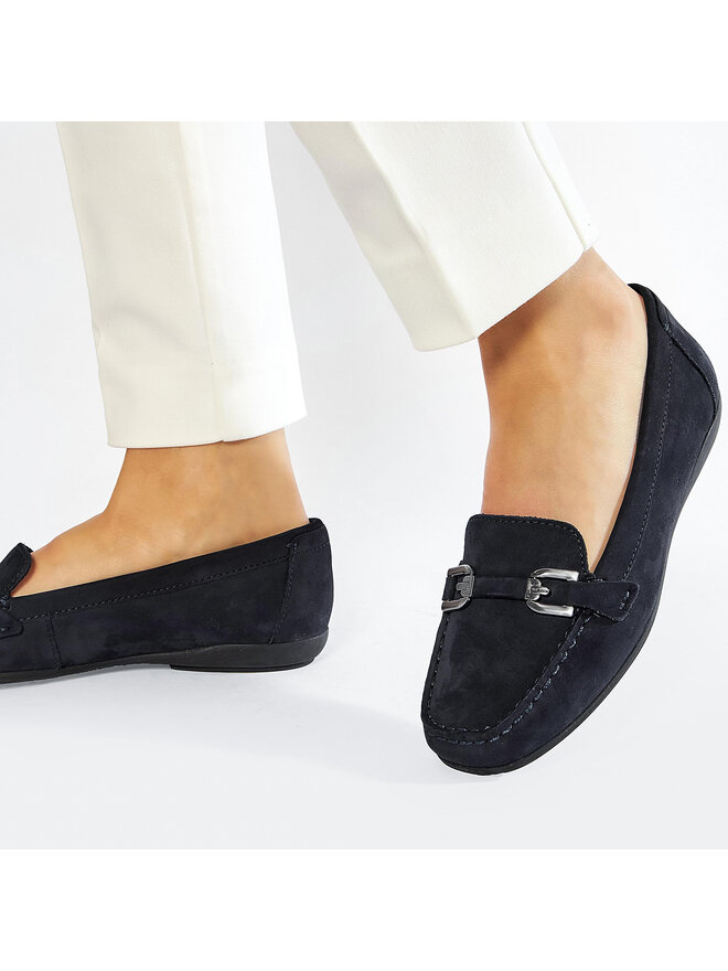Geox Mokasyny Geox D Annytah Moc A D84BMA 00032 C4007 Granatowy