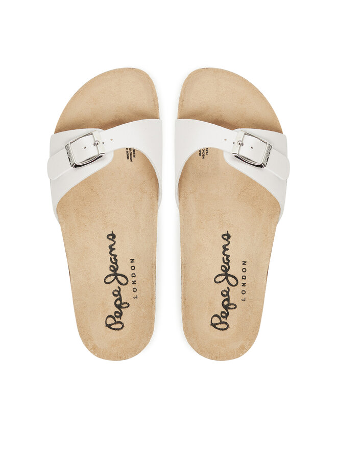 Pepe Jeans Şlapi Pepe Jeans PLS90615 Alb
