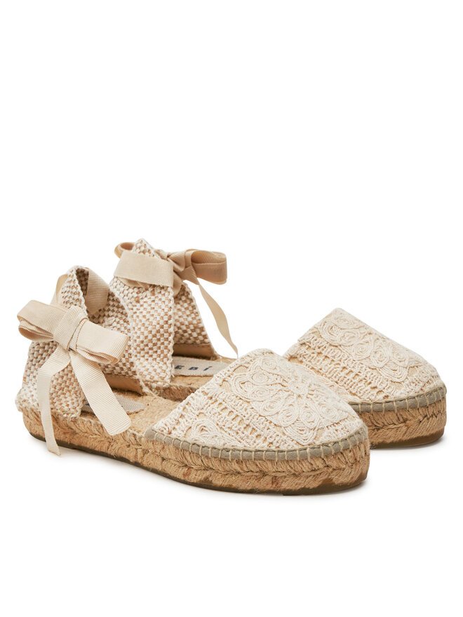 Manebi Espadrilles Manebi Yucatan Flat Valenciana Espadrilles G 0.3 P0 Bézs