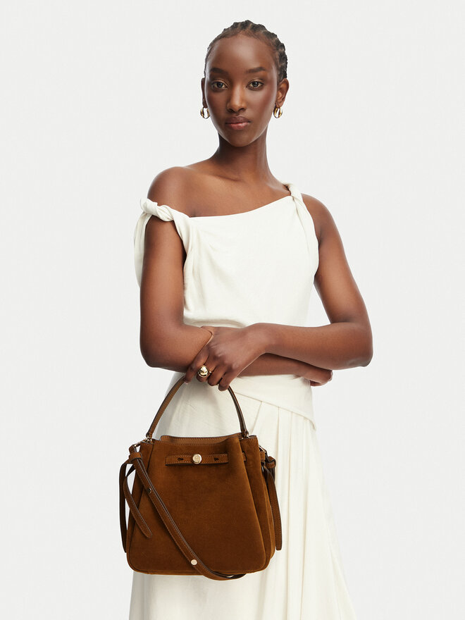 Tory Burch Сумка Tory Burch Romy 174221 Коричневий