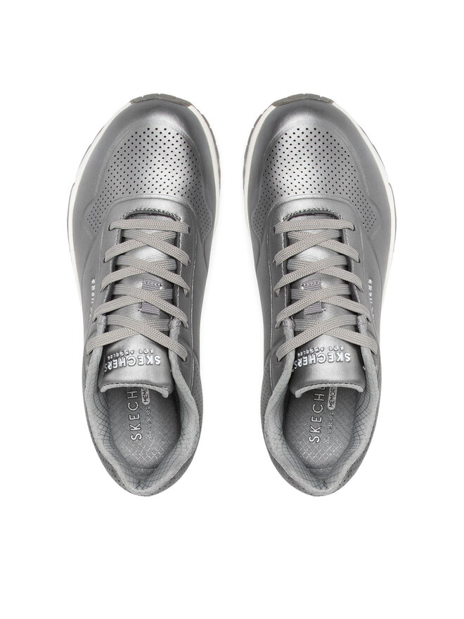 Sneakers Skechers Rose Bold 73691 GUN Argento escarpe