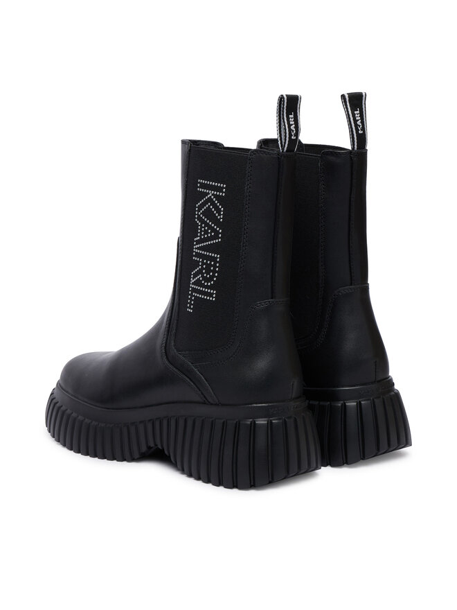KARL LAGERFELD Stiefeletten KARL LAGERFELD Kreeper Wedge KL44460 Schwarz