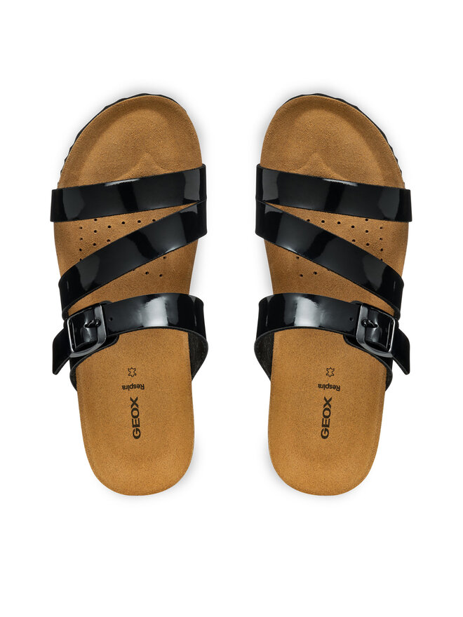 Geox Klapki Geox D New Sthellae D551AA 000HH C9999 Czarny