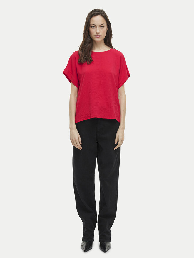Vila Vila T-shirt Josa 14101663 Ružičasta Regular Fit