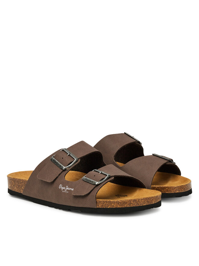 Pepe Jeans Шльопанці Pepe Jeans Bio M Double Chicago PMS90110 Коричневий
