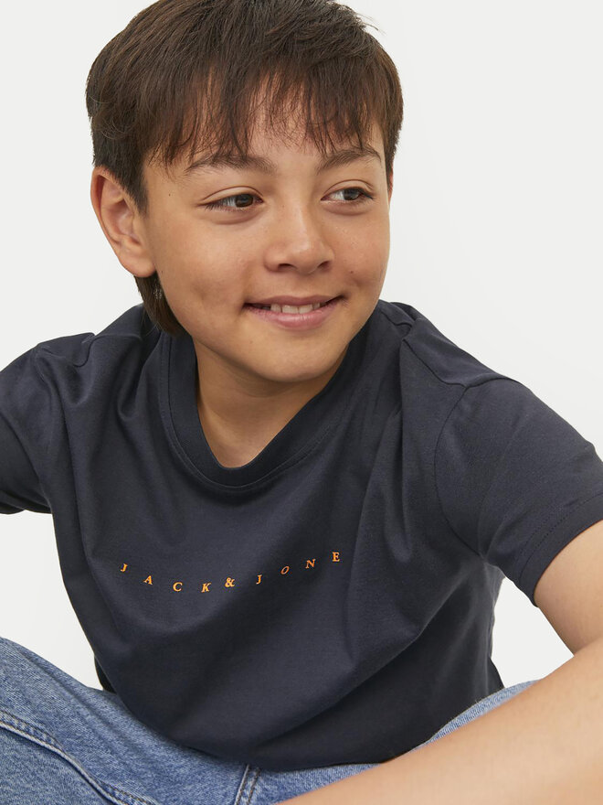 Jack&Jones Junior Jack&Jones Junior Marškinėliai Star 12237435 Tamsiai mėlyna Relaxed Fit