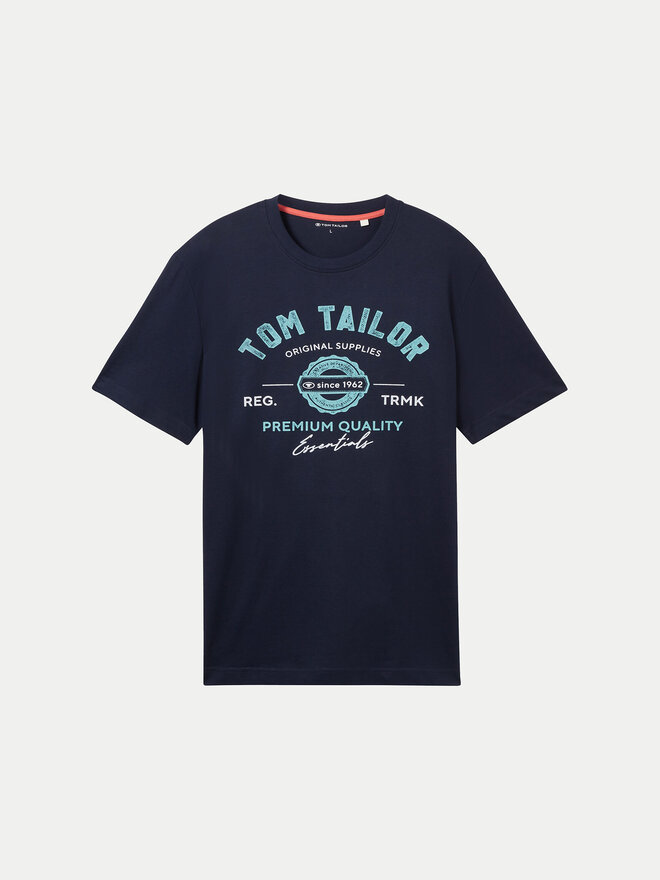 Tom Tailor Tom Tailor T-Shirt 1037735 Dunkelblau Regular Fit