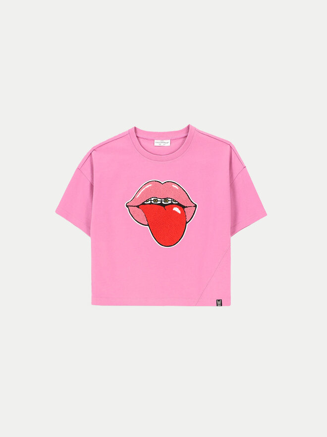 Coccodrillo Coccodrillo Camiseta ZC4143202MGJ Rosa Relaxed Fit