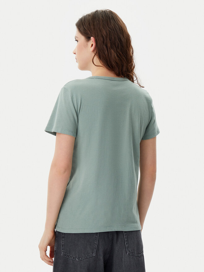 Gap Gap Marškinėliai 723653-04 Žalia Regular Fit