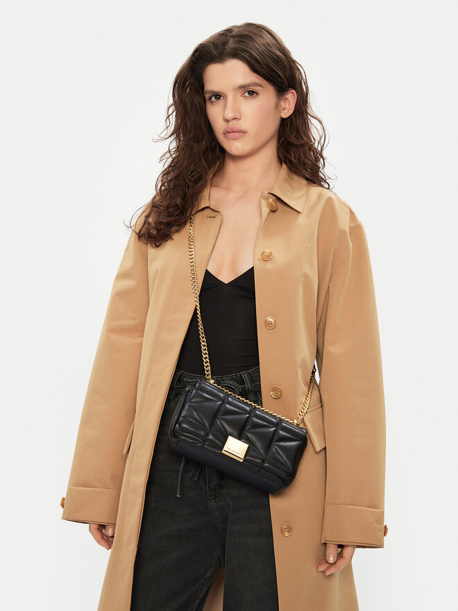 KARL LAGERFELD Ročna torba KARL LAGERFELD A1W30435 Črna