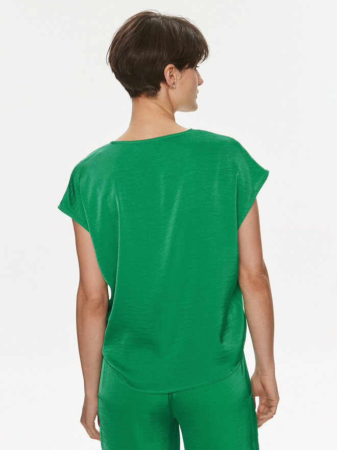 Vero Moda Vero Moda Marškinėliai Marys Dana 10300421 Žalia Regular Fit