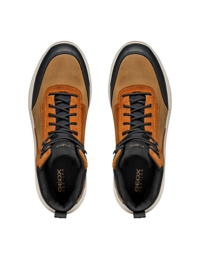 Geox Schnürstiefeletten Geox U Spherica 4X4 B Abx U46FDB 0FF22 C2112 Braun