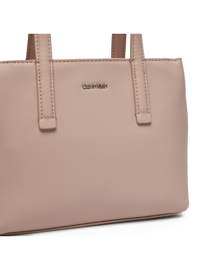 Handtasche Calvin Klein Ck Must Mini Tote K60K612170 Beige 