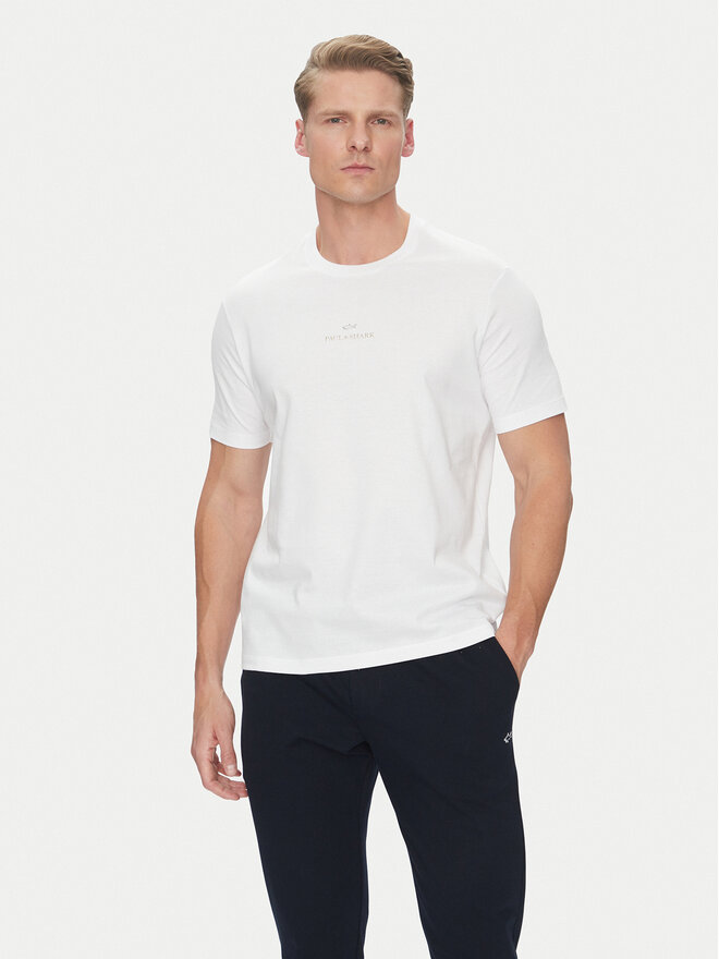 Paul&Shark Paul&Shark Camiseta C0P1240 Blanco Regular Fit