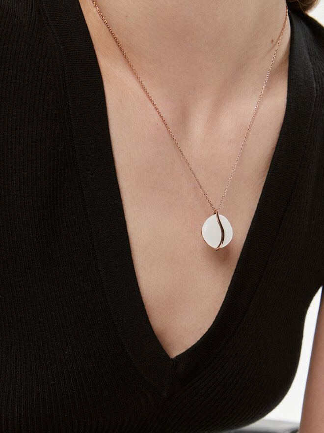 Skagen Nyaklánc Skagen SKJ1813791 Rózsaszín aranyozás