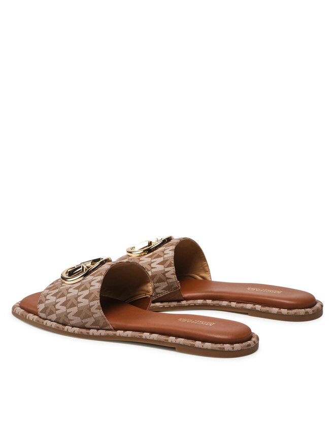 MICHAEL Michael Kors Pantoletten MICHAEL Michael Kors Hayworth Slide 40S2HAFP1Y Braun