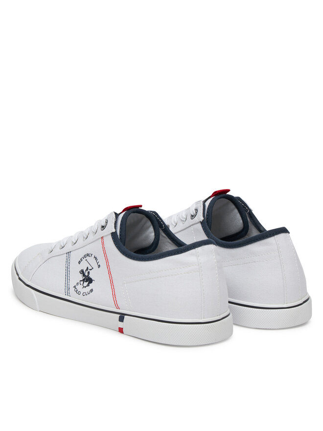 Beverly Hills Polo Club Sneakers aus Stoff Beverly Hills Polo Club M-VSS24010A Weiß