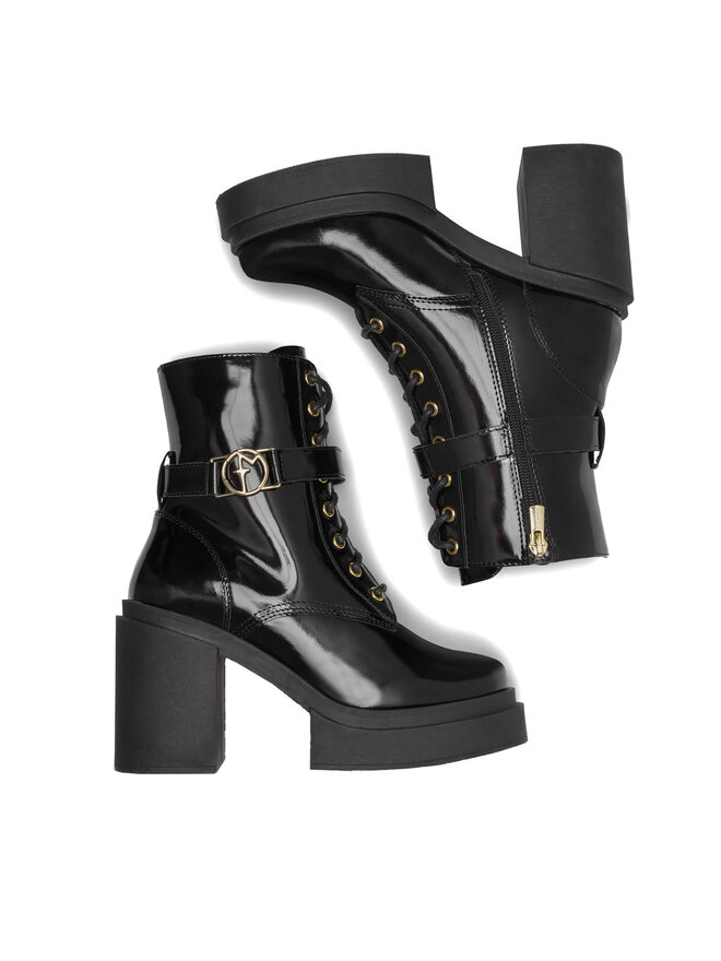 Eva Minge Botine Eva Minge HONDA-2 Negru