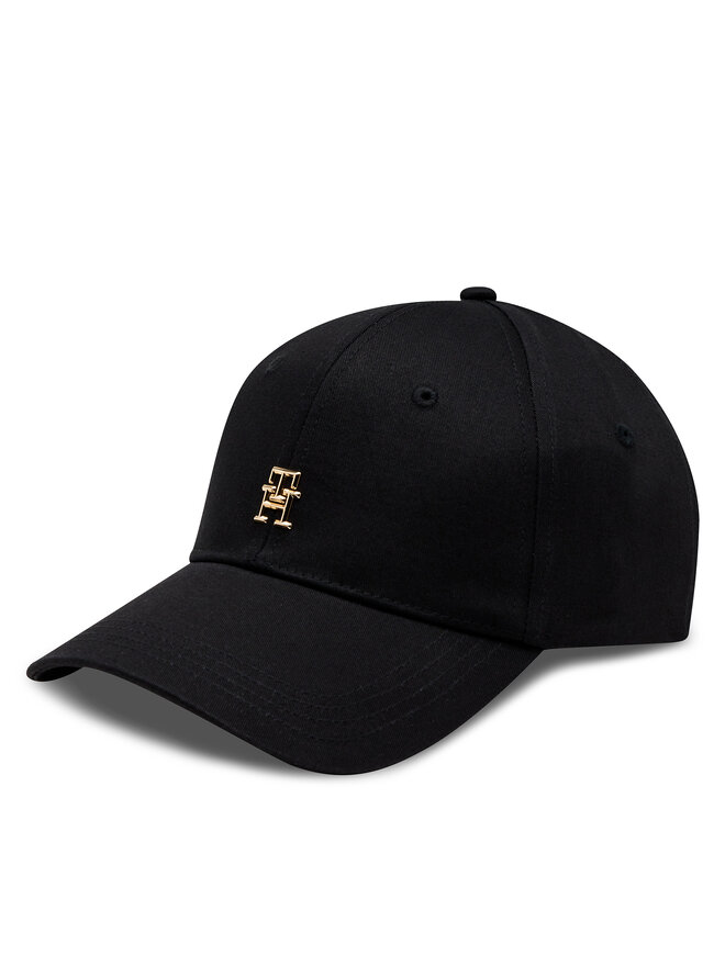 Tommy Hilfiger Czapka z daszkiem Tommy Hilfiger Essential Chic Cap AW0AW15772 Czarny