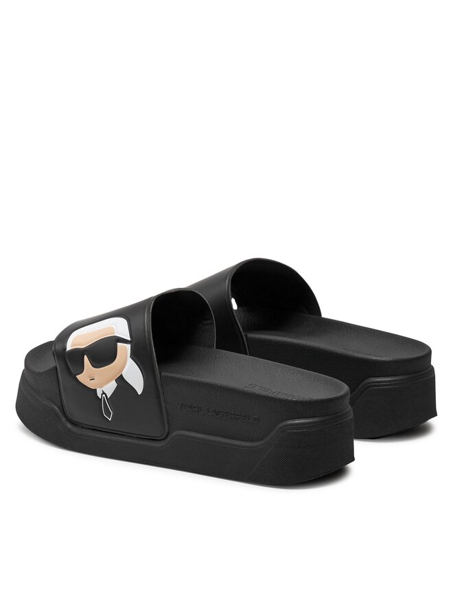 KARL LAGERFELD Klapki KARL LAGERFELD KL88808N Czarny