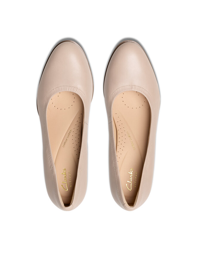 Clarks Półbuty Clarks Freva 55 26181336 Beżowy