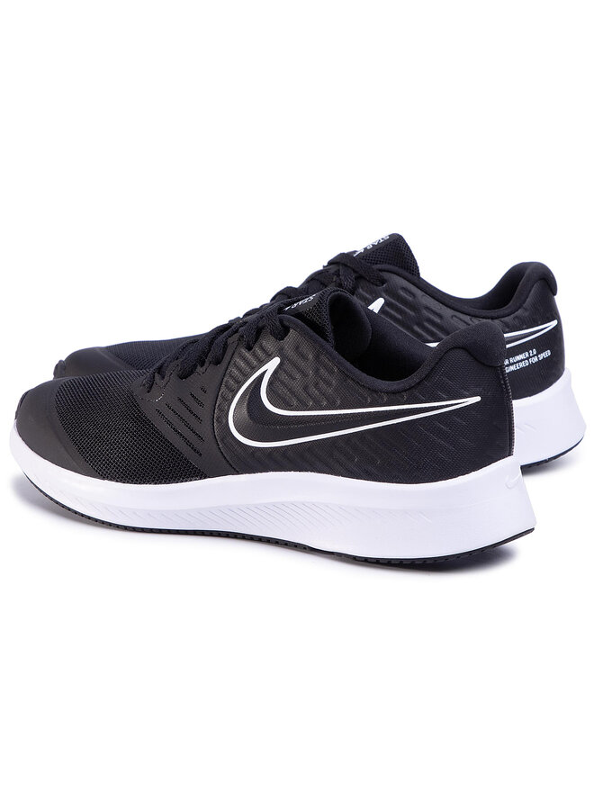 Nike Skriešanas apavi Nike Star Runner 2 (Gs) AQ3542 001 Melns