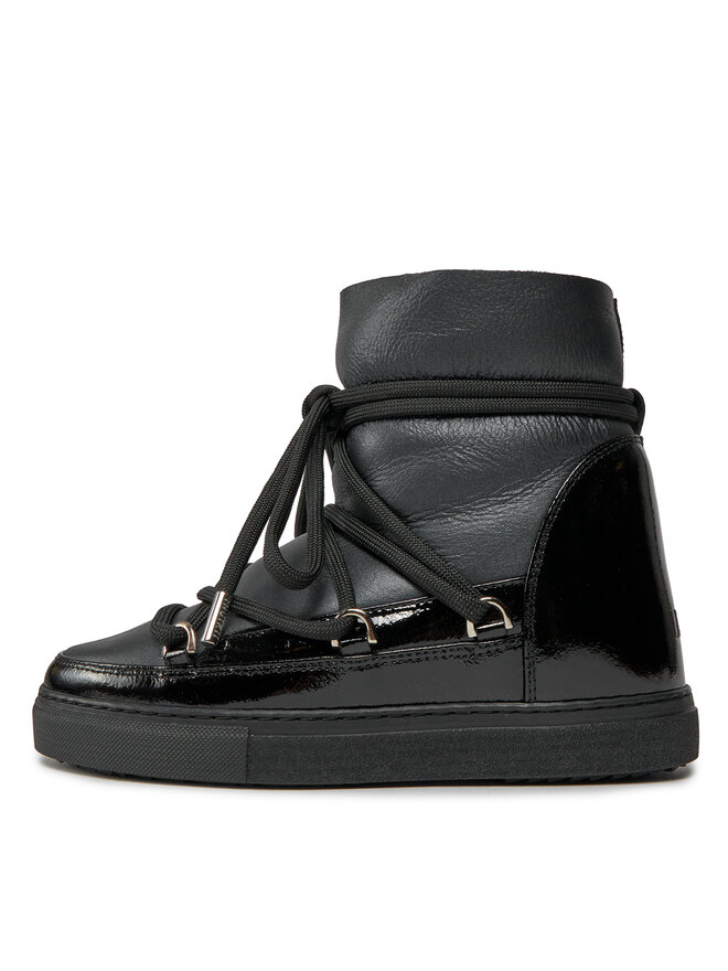 Inuikii Μπότες Χιονιού Inuikii Gloss Wedge 75203-007 Μαύρο