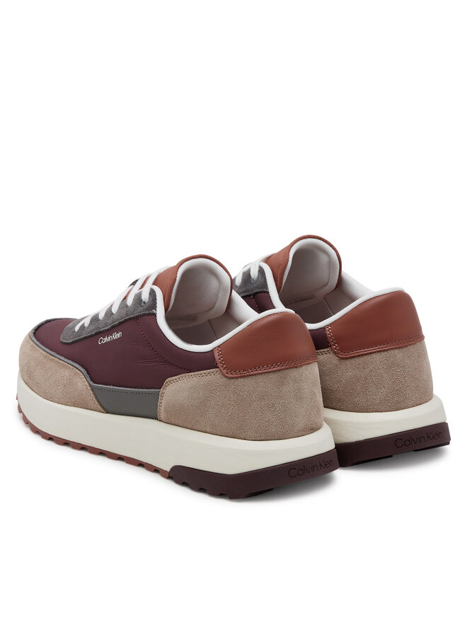 Calvin Klein Αθλητικά Calvin Klein Low Top Lace Up Repreve Mix HM0HM01714 Καφέ